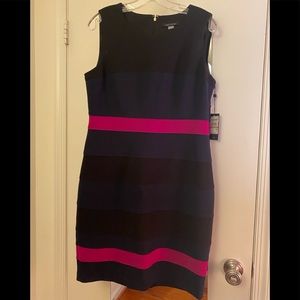 NEW TOMMY HILFIGER COLOR BLOCK SHEATH DRESS